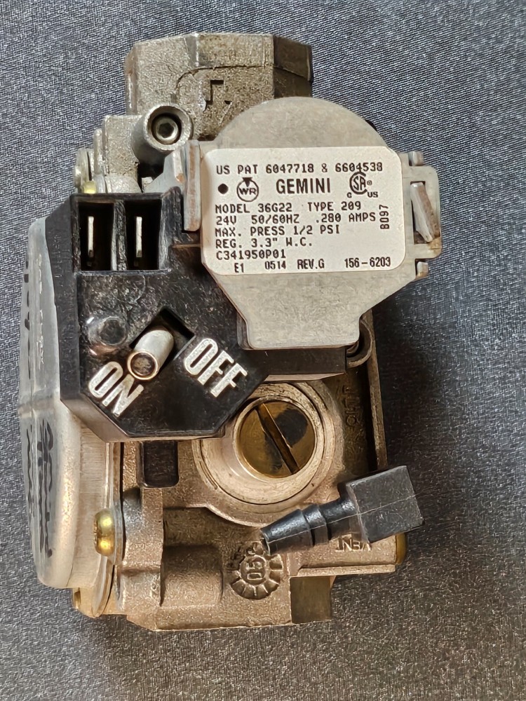 Gemini Gas Valve model 36G22 Type 209