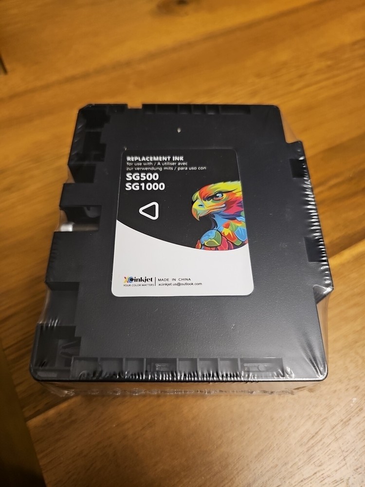 XC Inkjet Sublimation Replacement Ink SG500 SG 1000 Open Box.