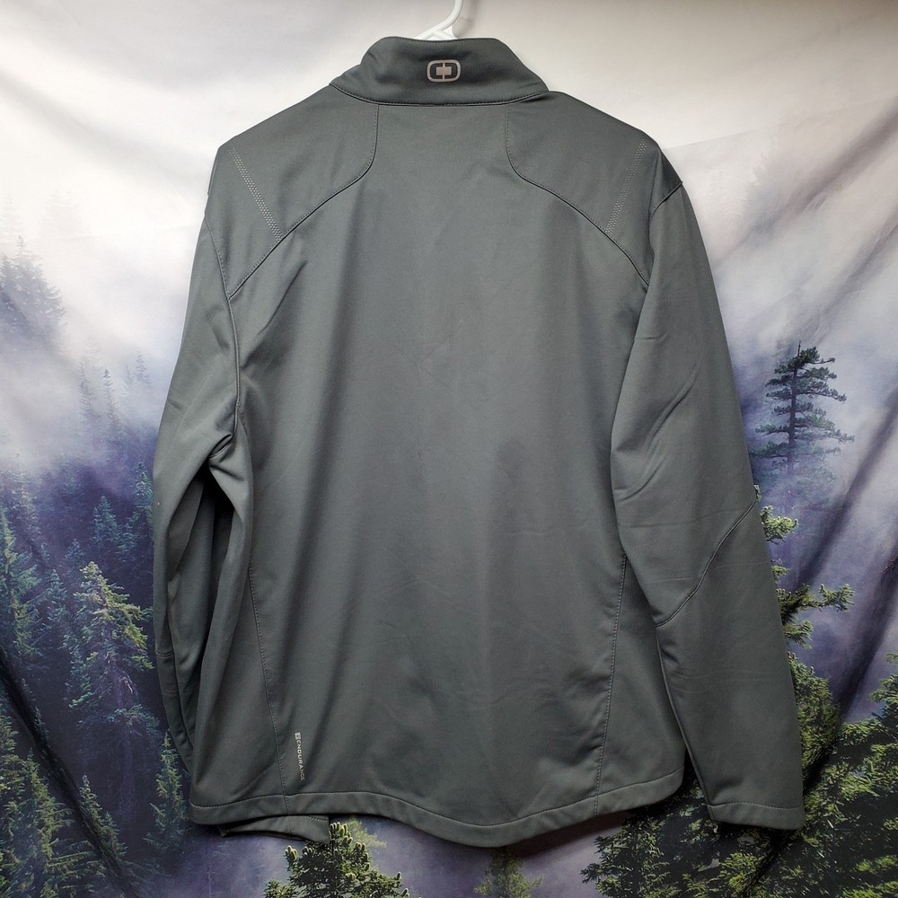 OGIO Endurance Mens Size Large Gray Soft Shell Tech Golf Jacket
