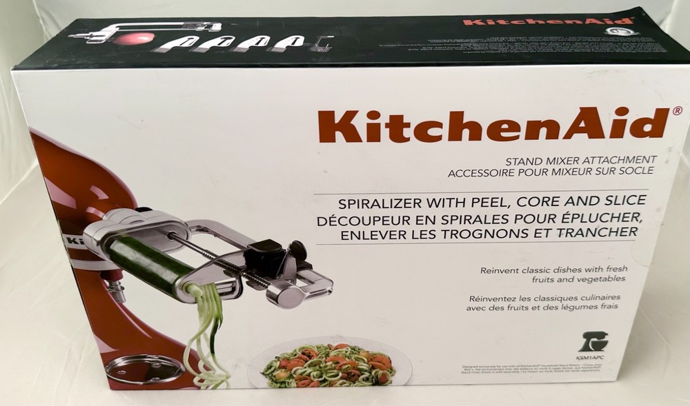 KitchenAid KSM1APC 5-Blade Spiralizer Attachment with Peel, Core & Slice