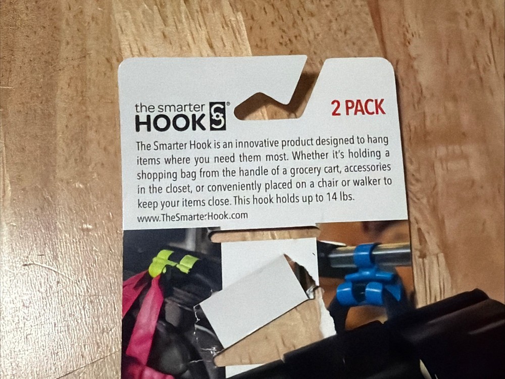 The Smarter Hook Black - Strong, Durable, and Lightweight Innovative Multi-Use