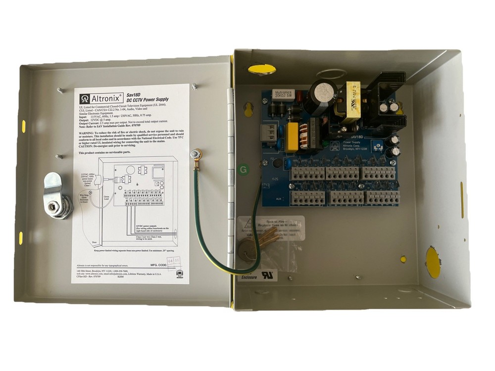 Altronix SAV18D CCTV Power Supply