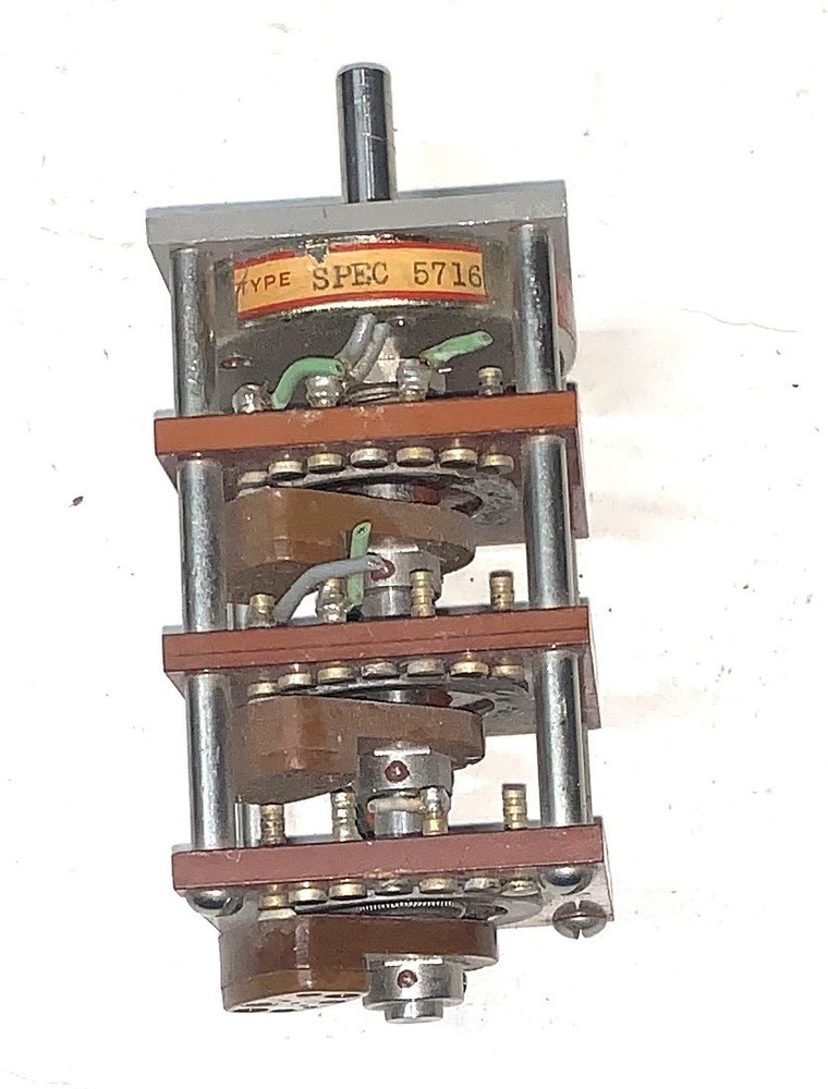 DAVEN 5716 ROTORY STEPPING SWITCH 3 DECK 3 STEPS