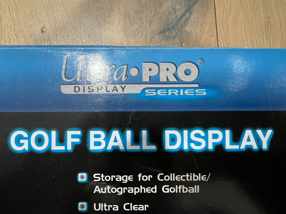 NEW One (1) Ultra Pro: Golf Ball & Mini-Figure Clear Square Display Case Cube