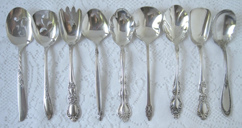 VINTAGE CRAFT GRADE SILVER PLATE Serving Pieces