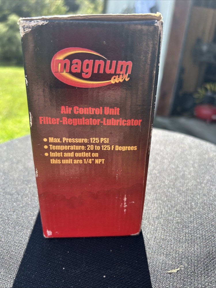 Magnum Air Air Control Unit, Filter-regulator-lubricator