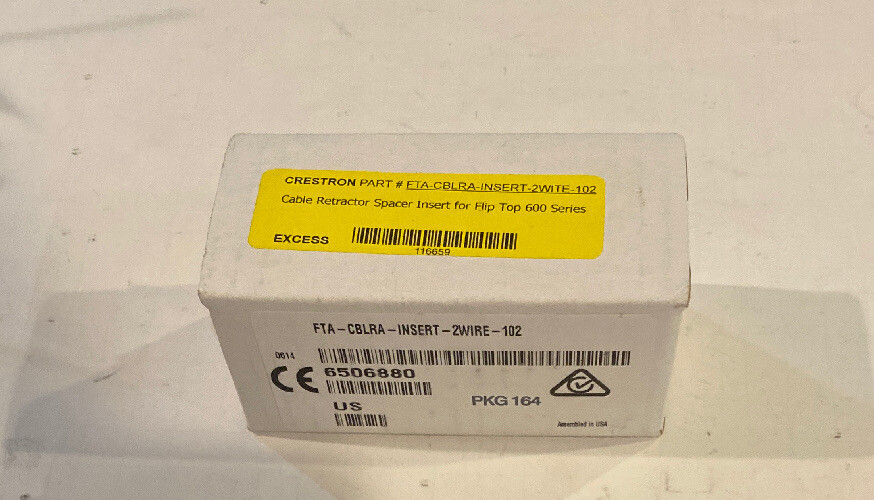 Crestron FTA-CBLRA-INSERT 2WIRE 102 Cable Retractor Spacer Insert