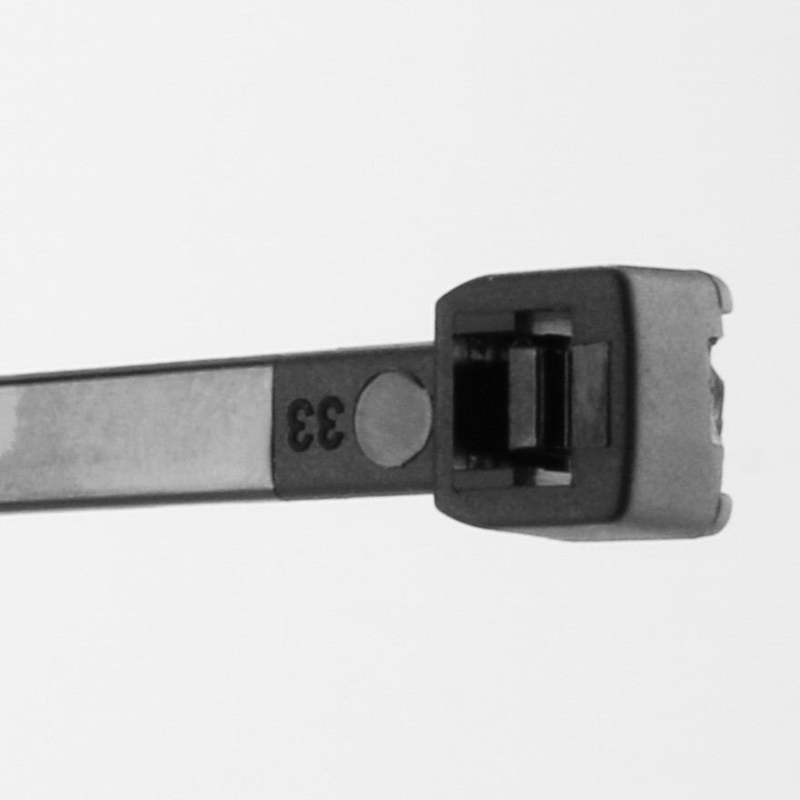200 Pack Construct Pro 14” Cold Weather Self-Locking Nylon Cable Ties Black Zip