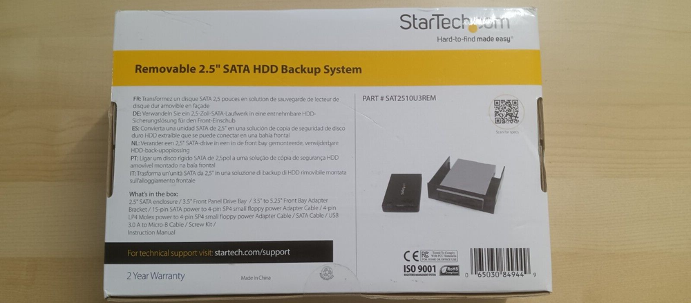 STARTECH.COM Removable 2.5'' SATA HDD Backup System