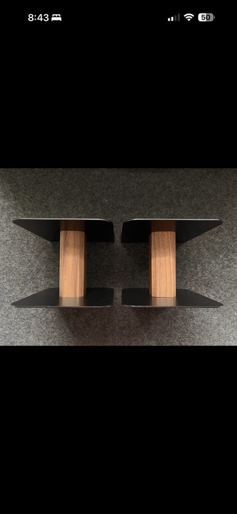 Balolo Speaker Stands in Walnut