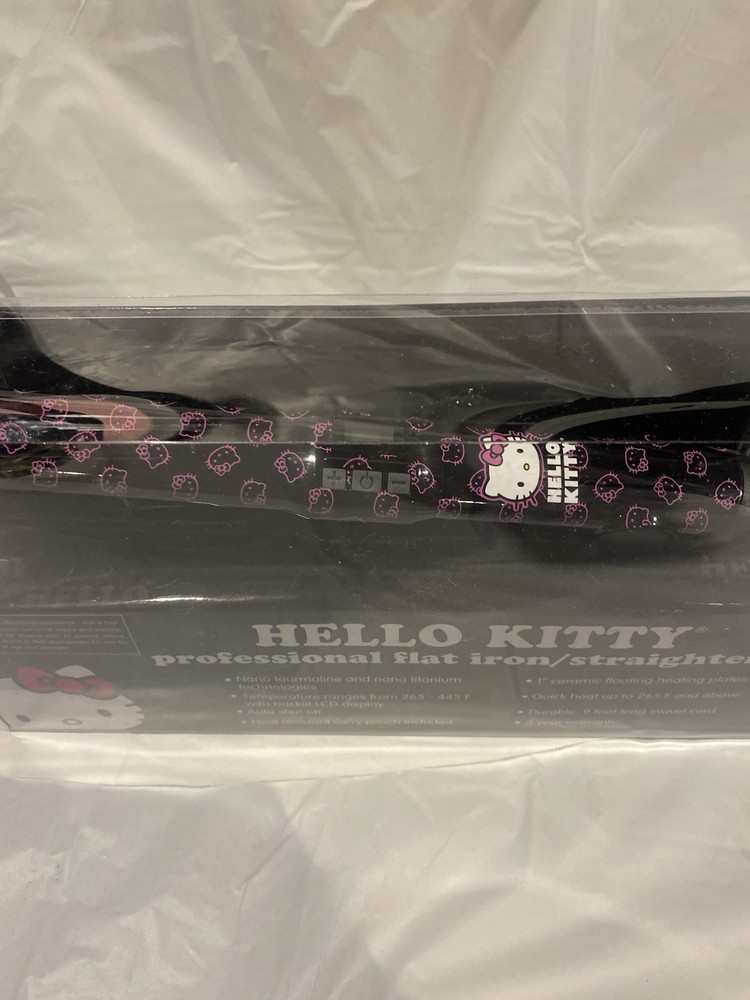 Hello Kitty Flat Iron/Straightening Iron Black
