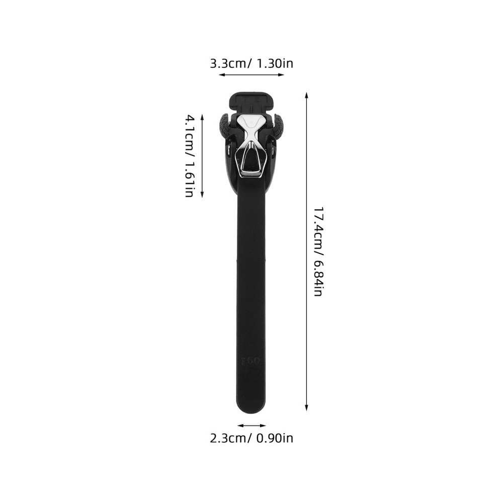 2 Sets Rollerskate Buckle Latch Flexible Design Ice Blade Replacement Strap