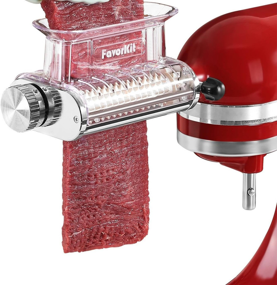 Adjustable 3 Thickness Meat Tenderizer Attachment for Kitchenaid Stand Mixers