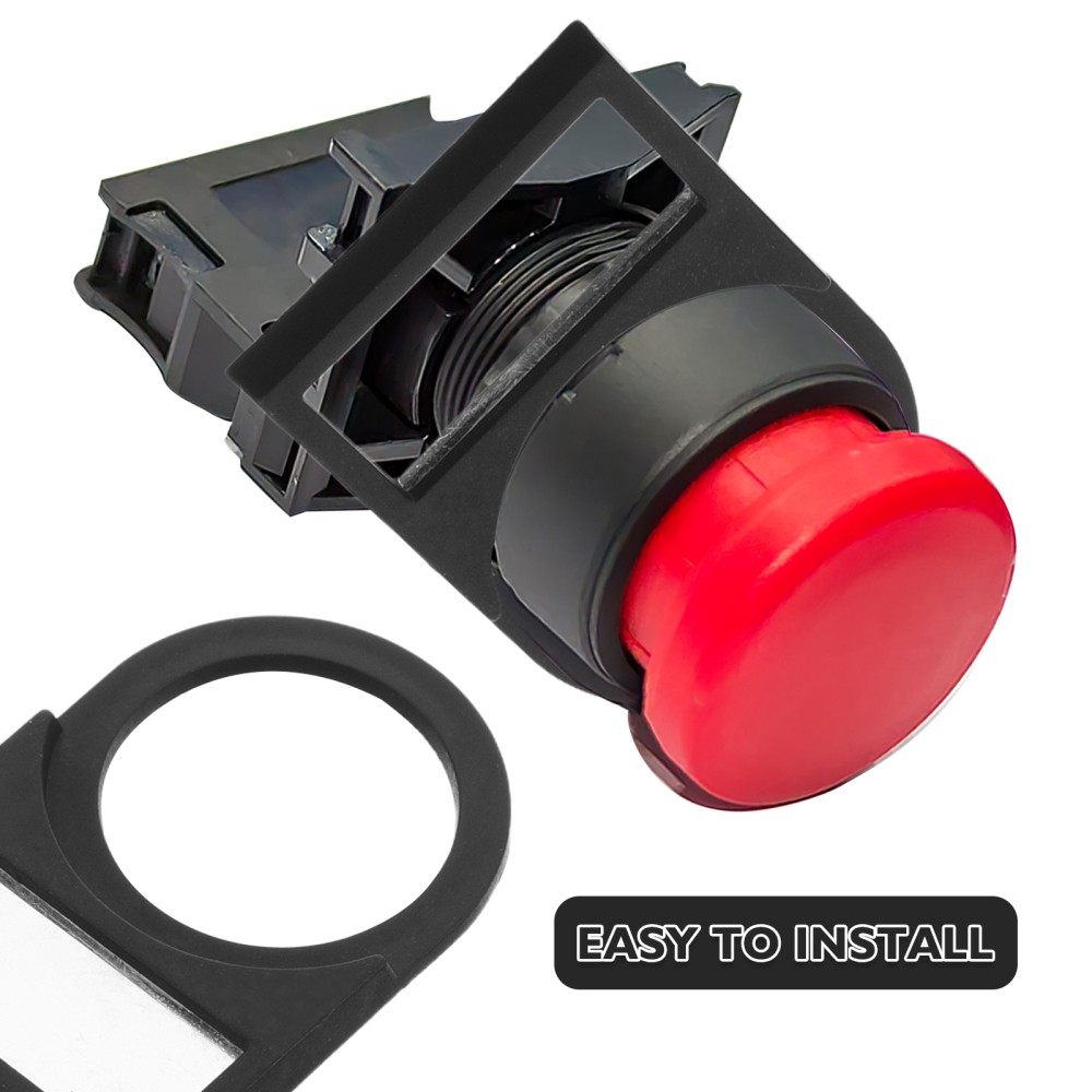 100 Pcs Electrical Logo Accessories Back Button Light Sign Plastic Board