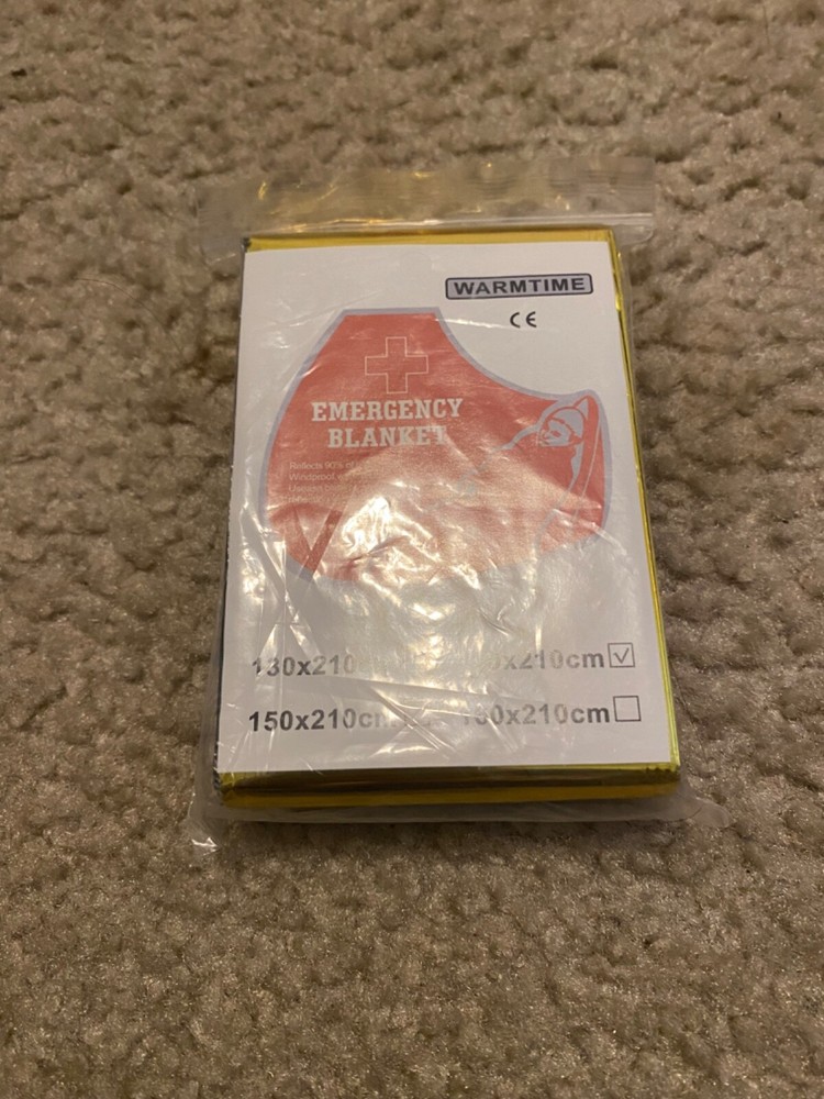 Wartime Emergency Blanket; Gold