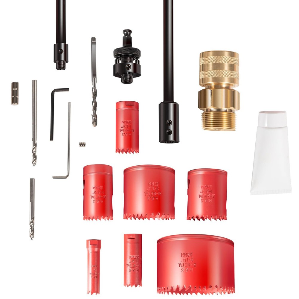 For NPT Mechanical Hot Tapping Machine Complete Tool Kit DM3MECH 08350