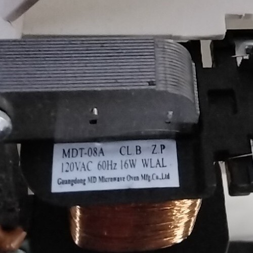 KitchenAid Mdt-08a Microwave Cooling Fan Motor