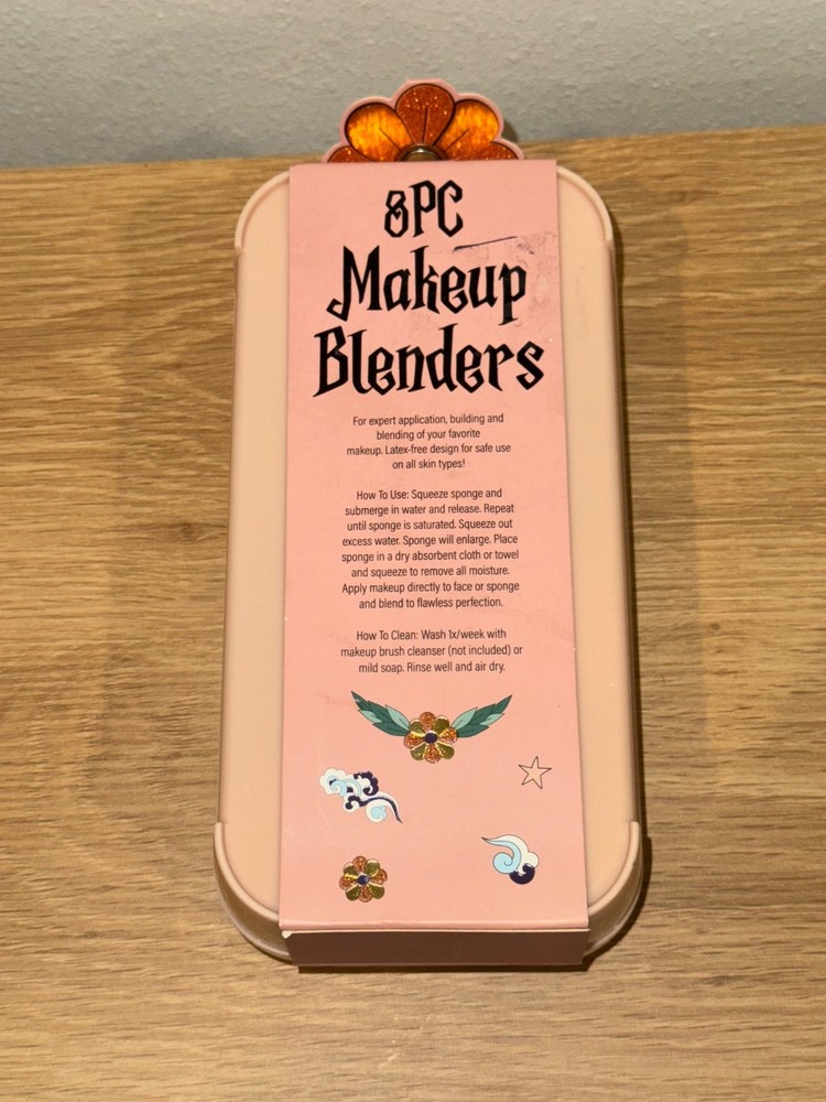 8PC Cosmetic Egg Makeup Sponge Set Blender with Case