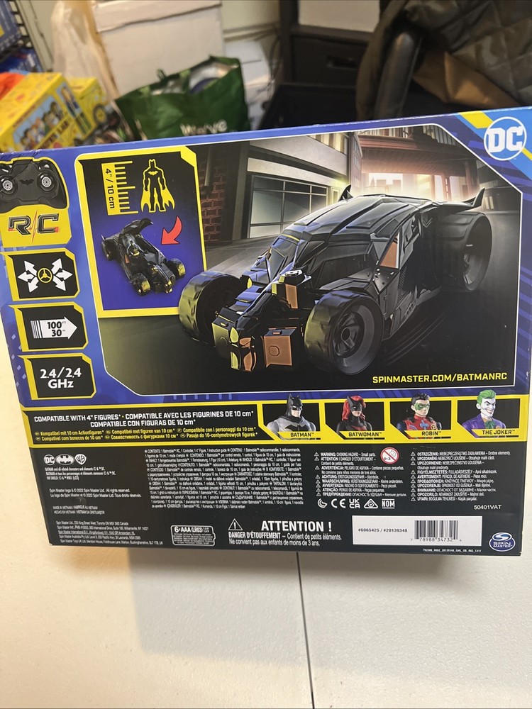 DC Comics Batmobile Remote Control R/C Vehicle with Batman Action Figure