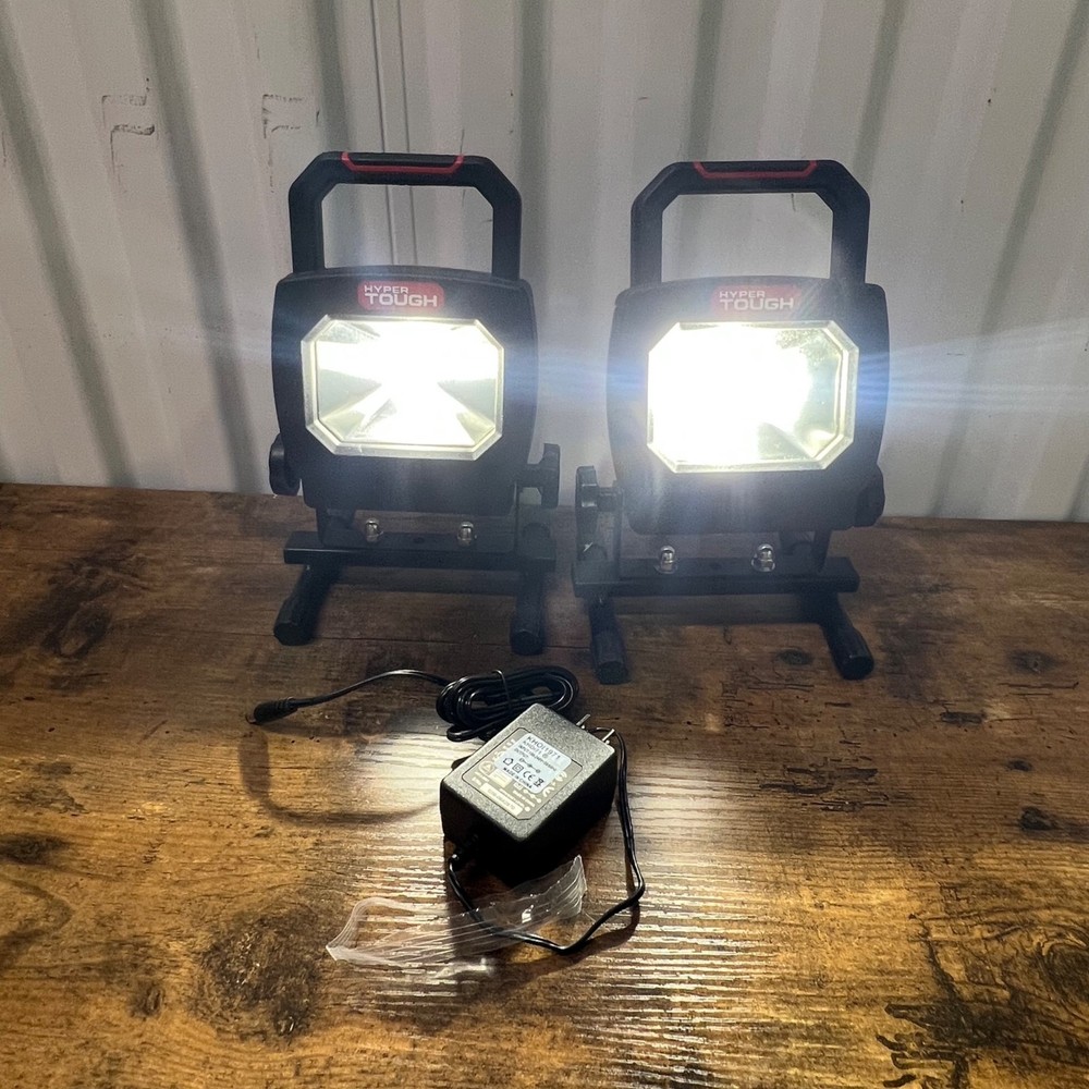 Hyper Tough 1000-Lumen Battery Powered Rechargeable LED Portable Work Light