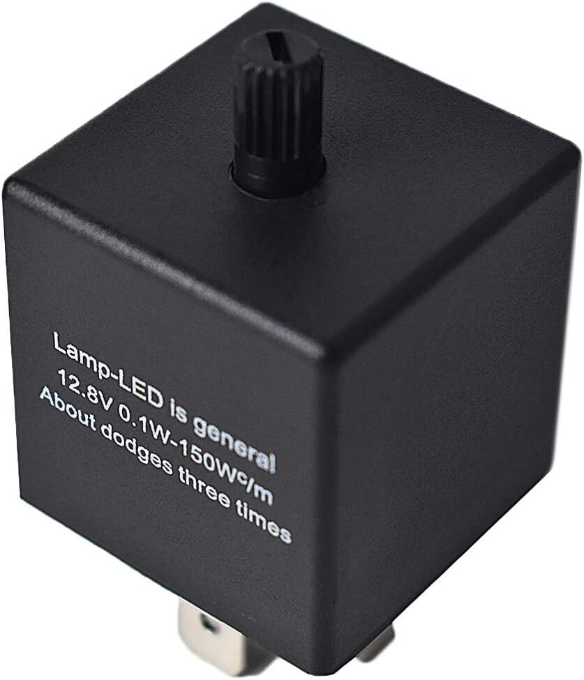 3-Pin Car Flasher Relay Fix Light LED Lamp Turn Signal Hyper Flash CF13 JL-02 US