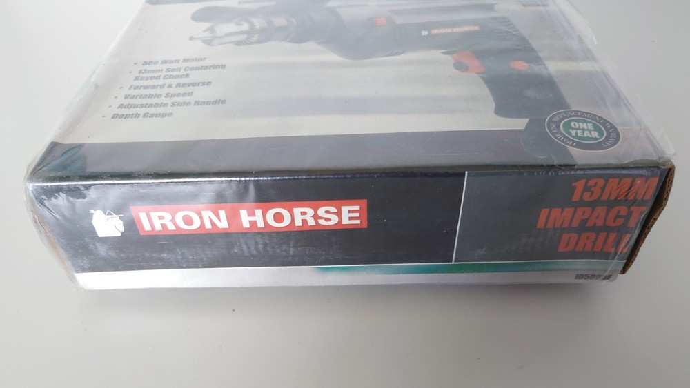 Iron Horse 13mm Impact Drill - Variable Speed, Forward & Reverse - Depth Gauge
