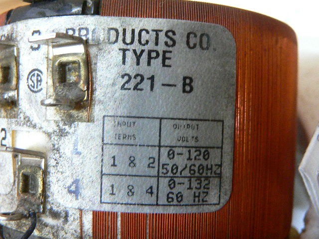 New Staco Energy 221-B Variable Transformer