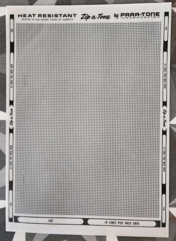 Vintage Zip.a.tone # 439 Grid Lines