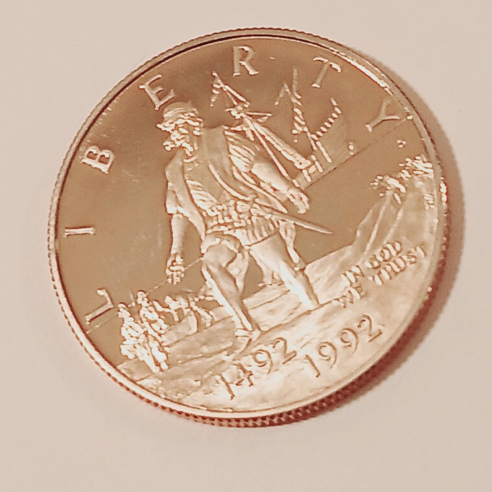 1992-S Columbus Quincentenary Proof Half Dollar Deep Cameo Luster Commemorative