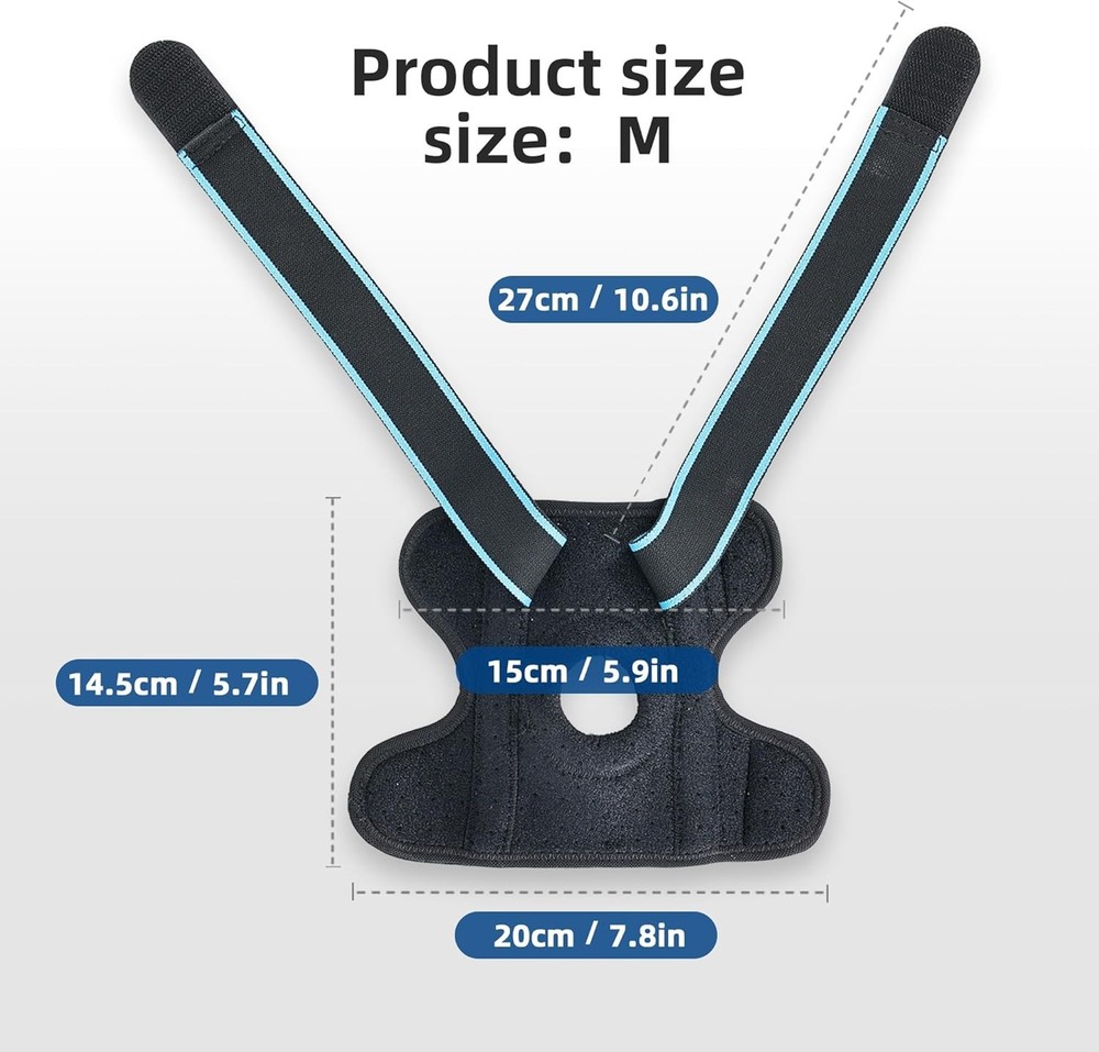 Dog Leg Braces for Rear Leg & Ankle Support - Adjustable Double Strap