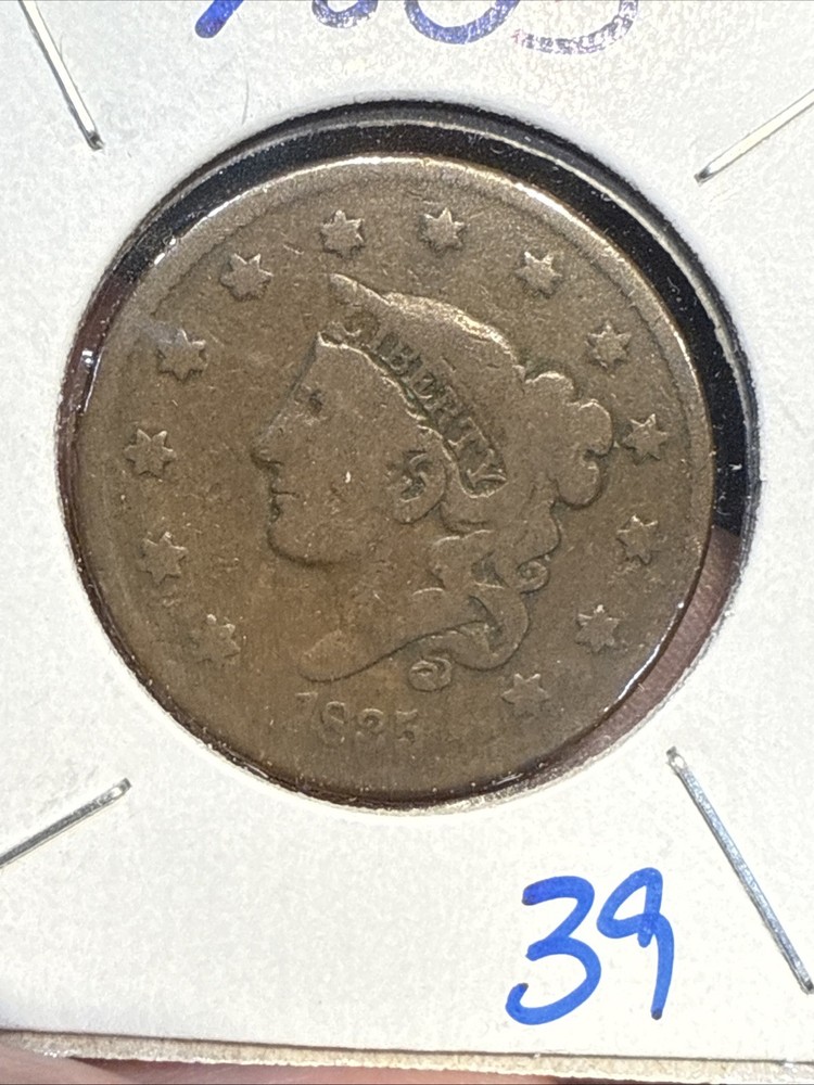 1835 large cent