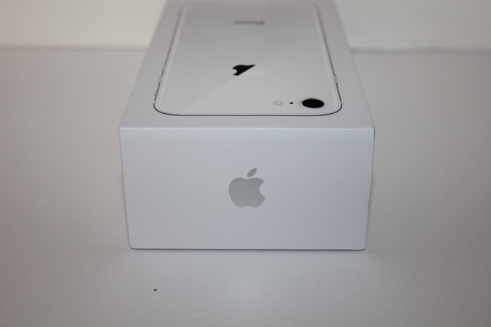 Apple iPhone 8 Silver 64gb WHITE EMPTY BOX ONLY Replacement Storage Box