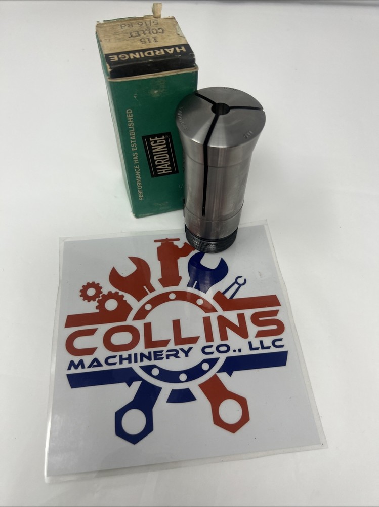 New HARDINGE 115 SMOOTH COLLET CHUCK 5/16”