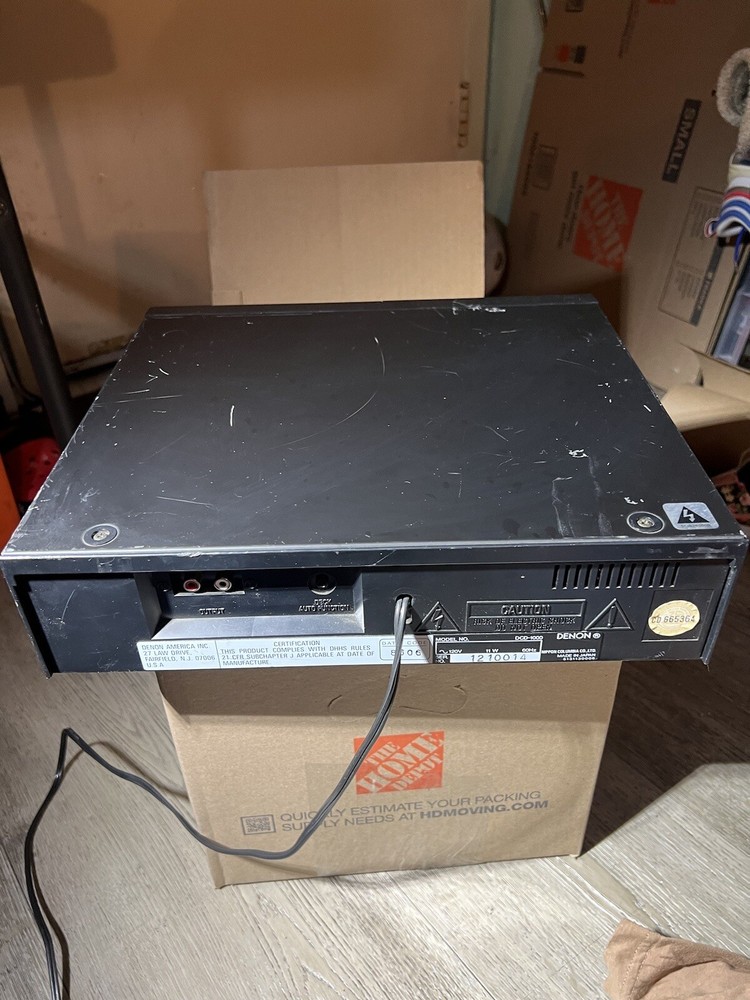 Early Denon DCD1000 Compact Disc Player.