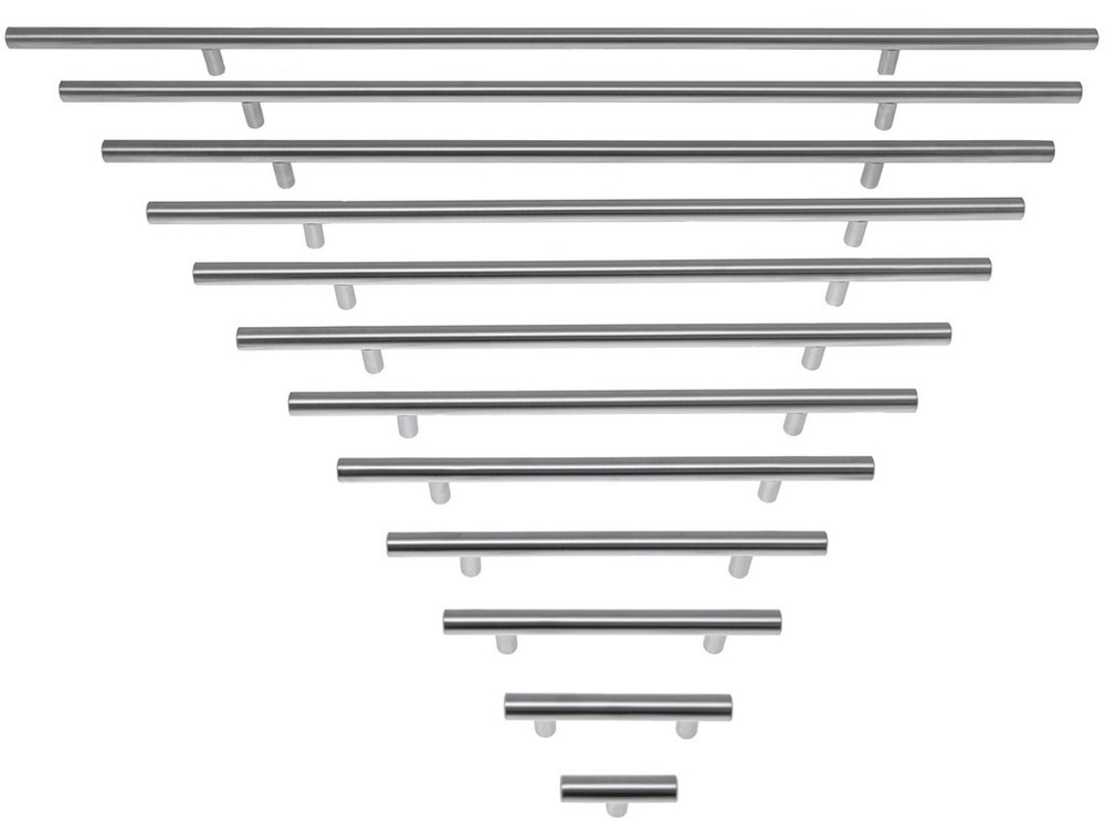 Pull Bar Handle Stainless Steel For Drawer Kitchen Cabinet Hardware