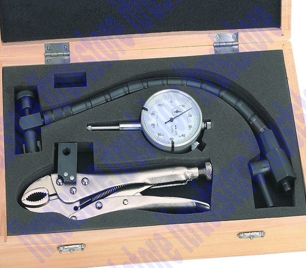 Clamping Dial Indicator For Machine Shop Auto Rotor Break Diagnostic Tool w Case