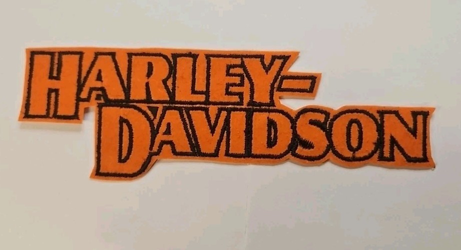 HARLEY-DAVIDSON BLOCK LETTER PATCH BRAND NEW