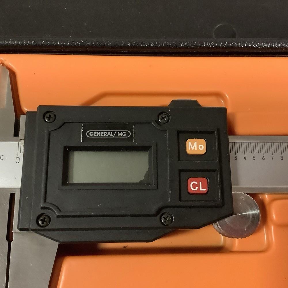 Vintage General 6 In Electronic Digital Caliper in Original Box