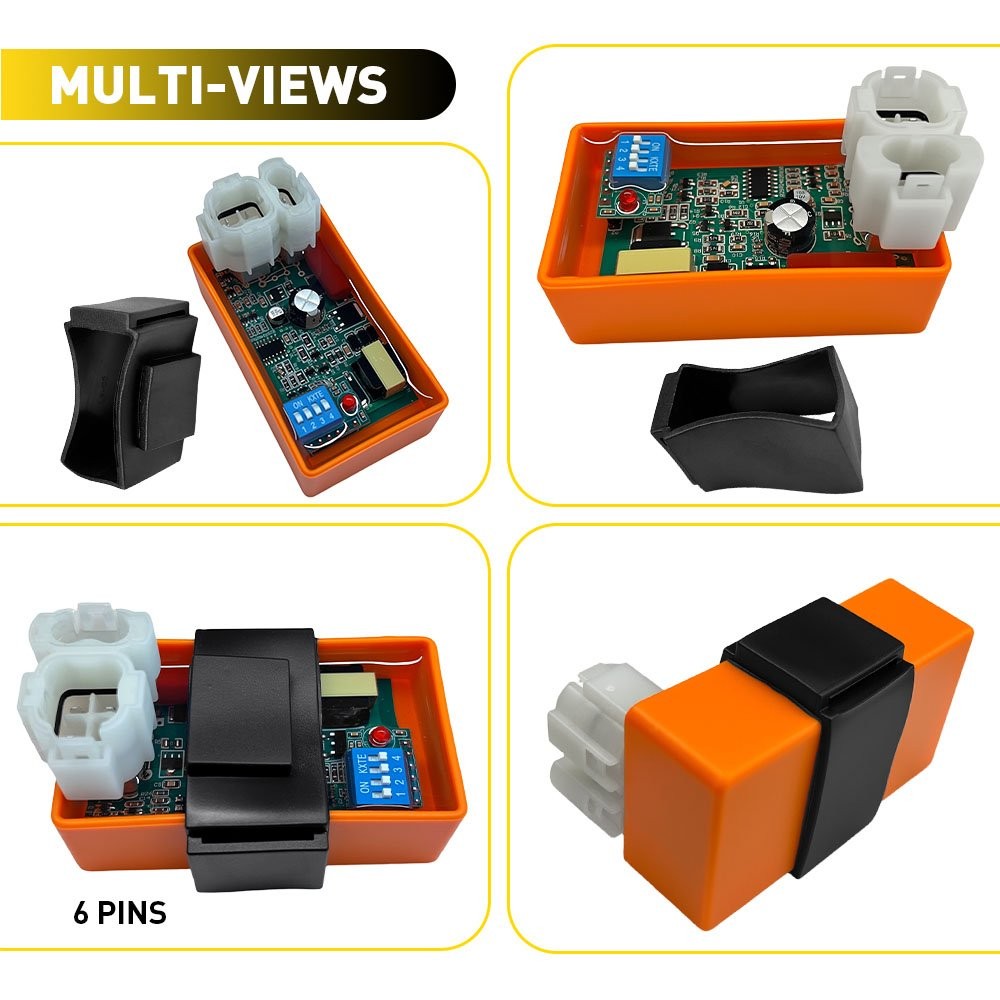 6Pin Adjustable DC CDI Box Replacement For GY6 50cc 125cc 150cc Engine Universal