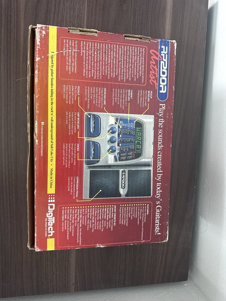 DigiTech RP200a Guitar Pedal and Modeling Guitar Processor
