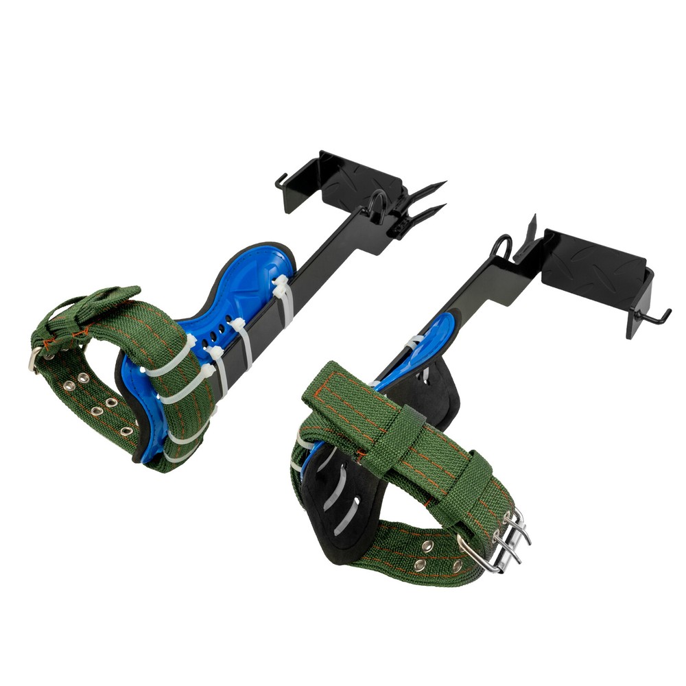 Tree Climbing Spike Set Pole Climbing Spurs w/ Rope Climber Adjustable Long!