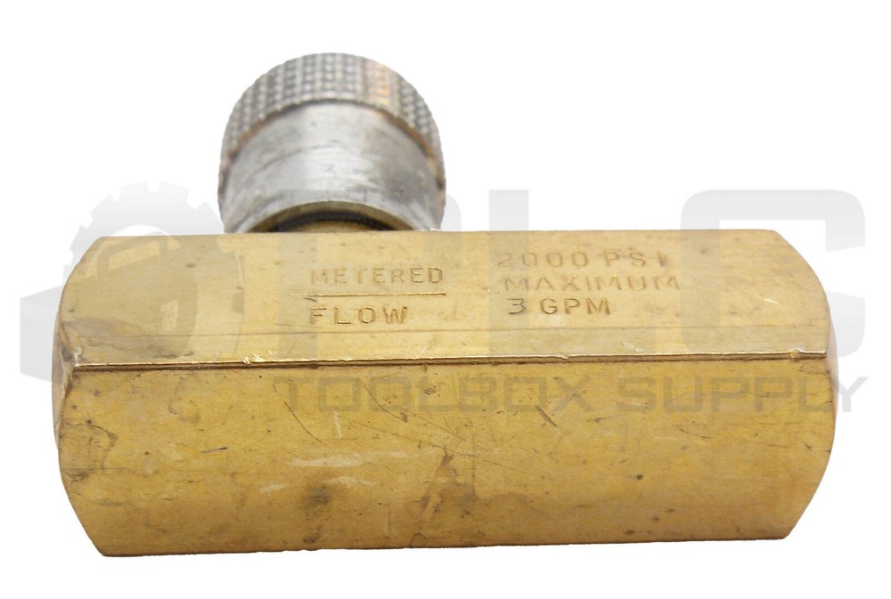 NEW PARKER F200B FLOW CONTROL VALVE 2000PSI 3GPM
