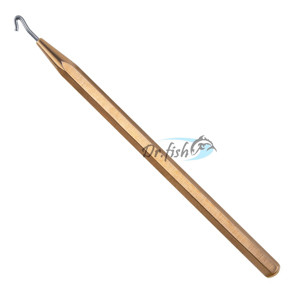 1PC 4.09in Dubbing Fly Tying Bobbin Fly Tying Tool with Brass Handle