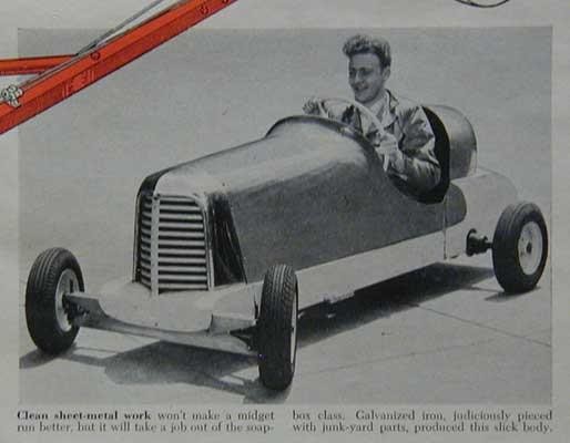 Engineering a Midget Car 1948 HowTo build INFO & PLANS