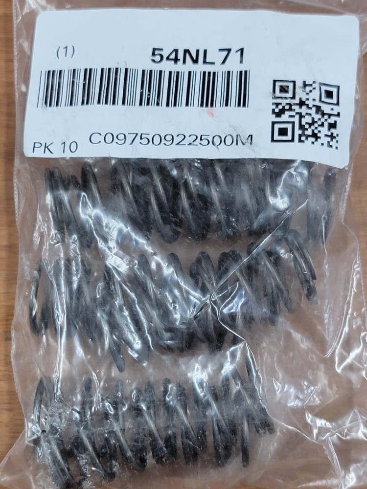 SPEC C09750922500M Compression Spring,PK10 54NL71