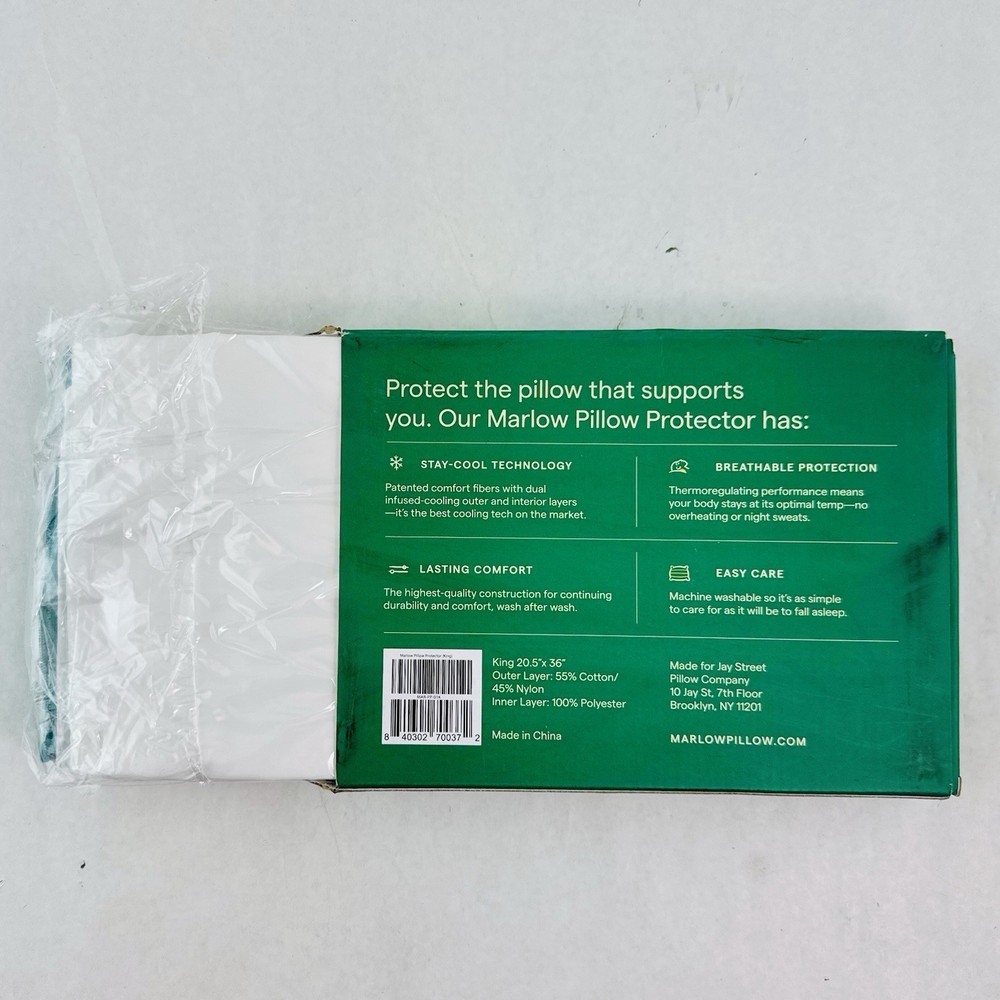Marlow Cooling Pillow Protector King 20.5” x 36”