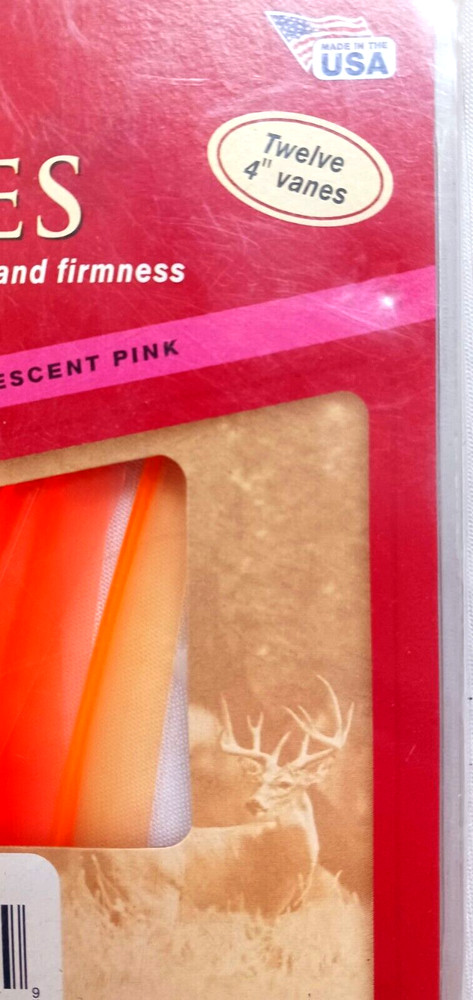 VANES ALLEN SUPER FLEX 12 PACK FLORESCENT PINK 4"
