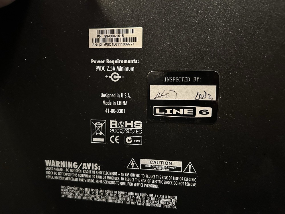 Line 6 Pod HD500 Guitar Multi-Effects Processor-NO P/S-Includes gig bag