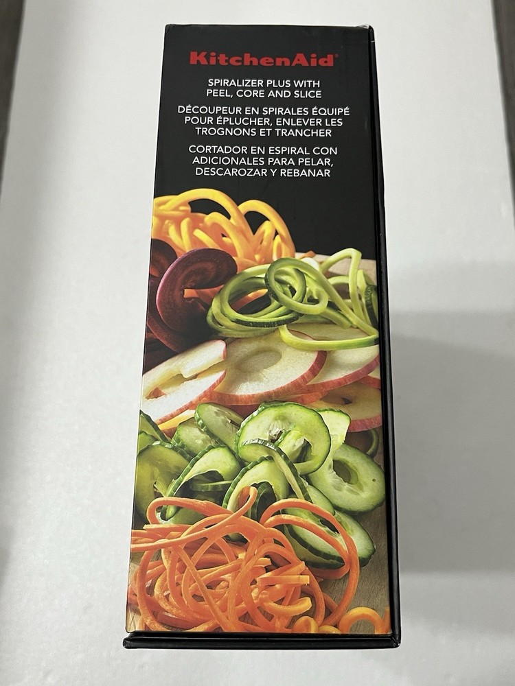KitchenAid RKSM2APC 7-Blade Spiralizer Plus with Peel, Core & Slice Attachment