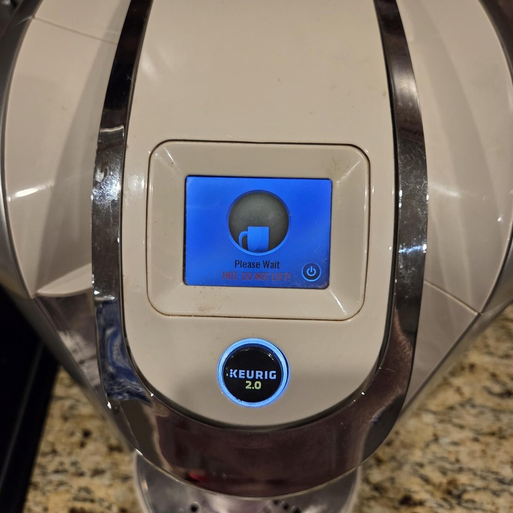 Keurig 2.0 Coffee Maker Cream Filter Holder Programmable